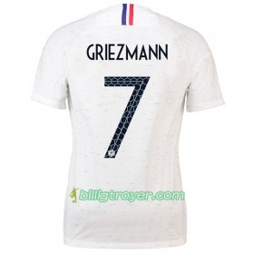 Billige Fotballdrakter Frankrike Griezmann 7 Dame VM 2018 Bortedraktsett